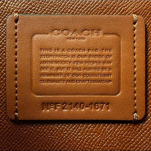 Coach Mollie Tote - Gold/Taupe Oxblood: SOLD OUT ONLINE - Picture 6 of 10